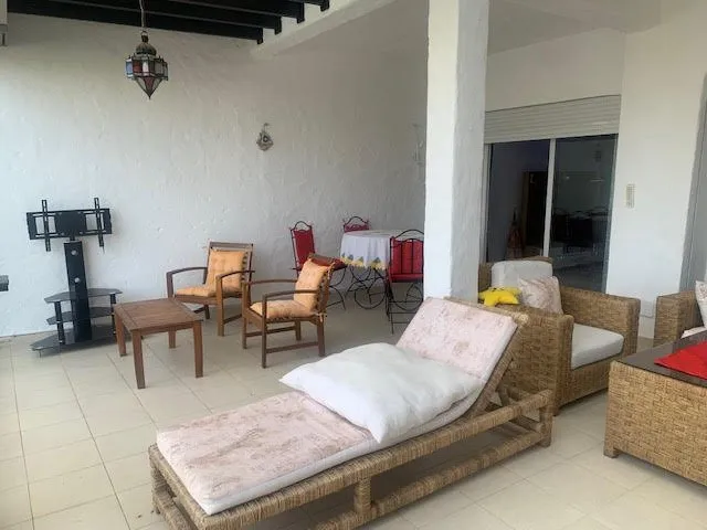 Dar Bouazza – Superbe Villa Meublée Rénovée À Louer 3 CH - دار بوعزة (4)