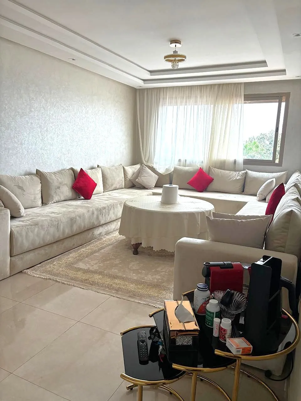 SUPERBE DEUX CHAMBRES MEUBLE / BOUSKOURA - الدار البيضاء