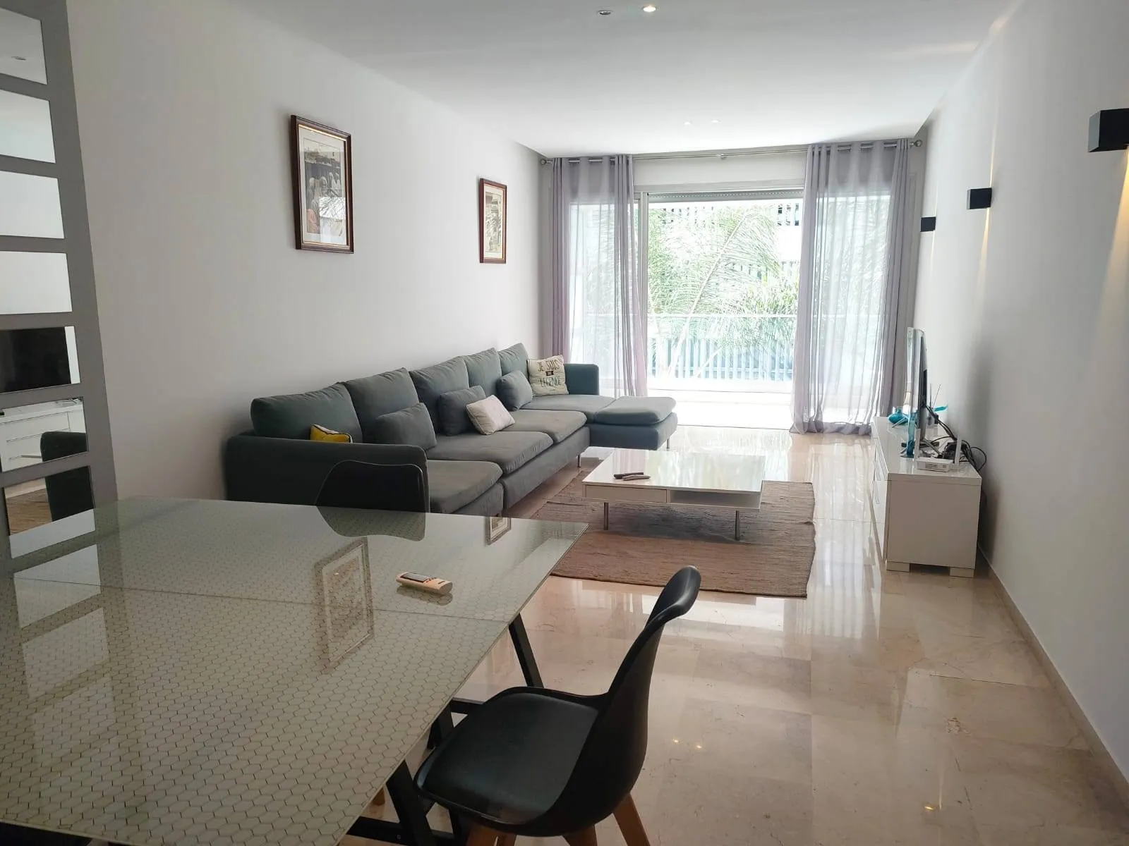 Appartement meublé 120m² Beauséjour CFC 9500 dh - الدار البيضاء (2)
