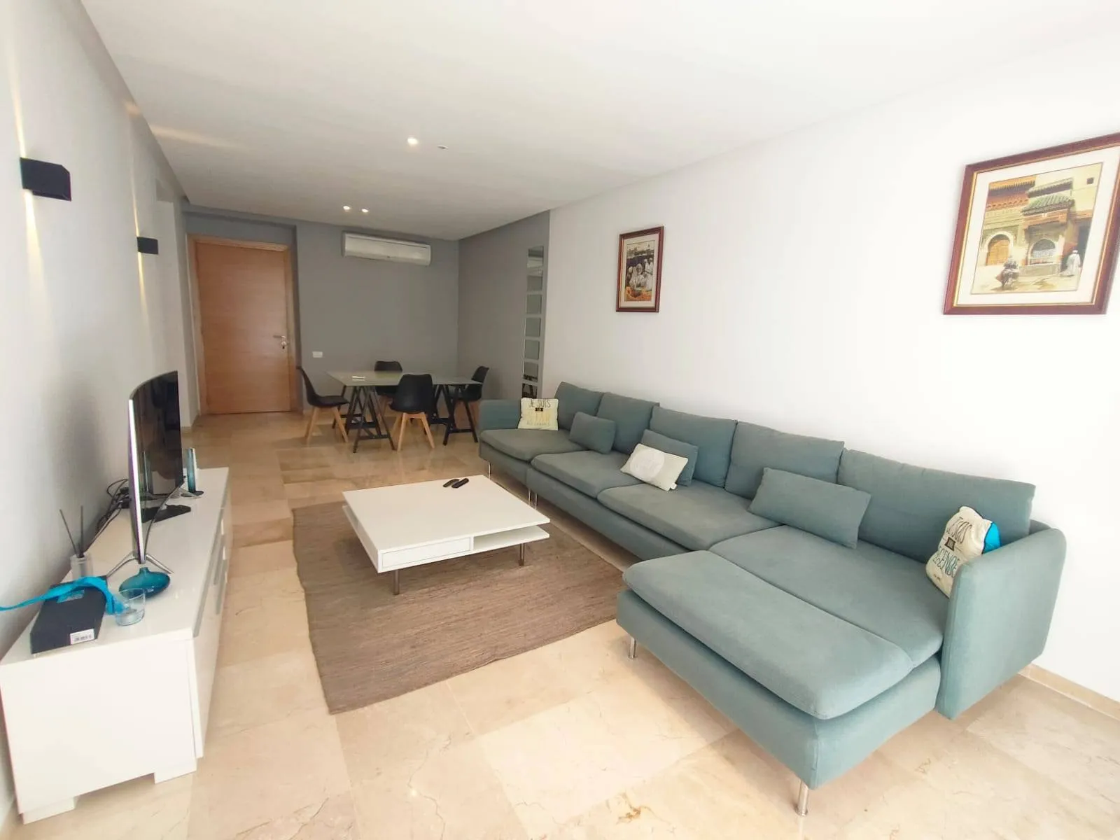 Appartement meublé 120m² Beauséjour CFC 9500 dh - الدار البيضاء (4)