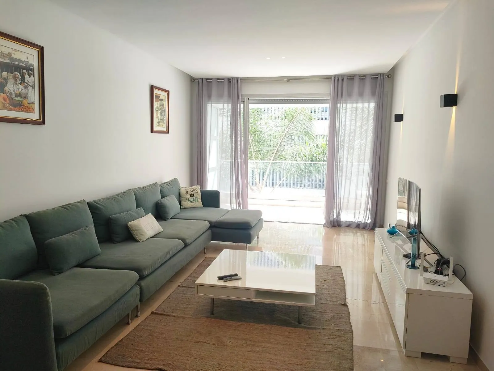 Appartement meublé 120m² Beauséjour CFC 9500 dh - الدار البيضاء