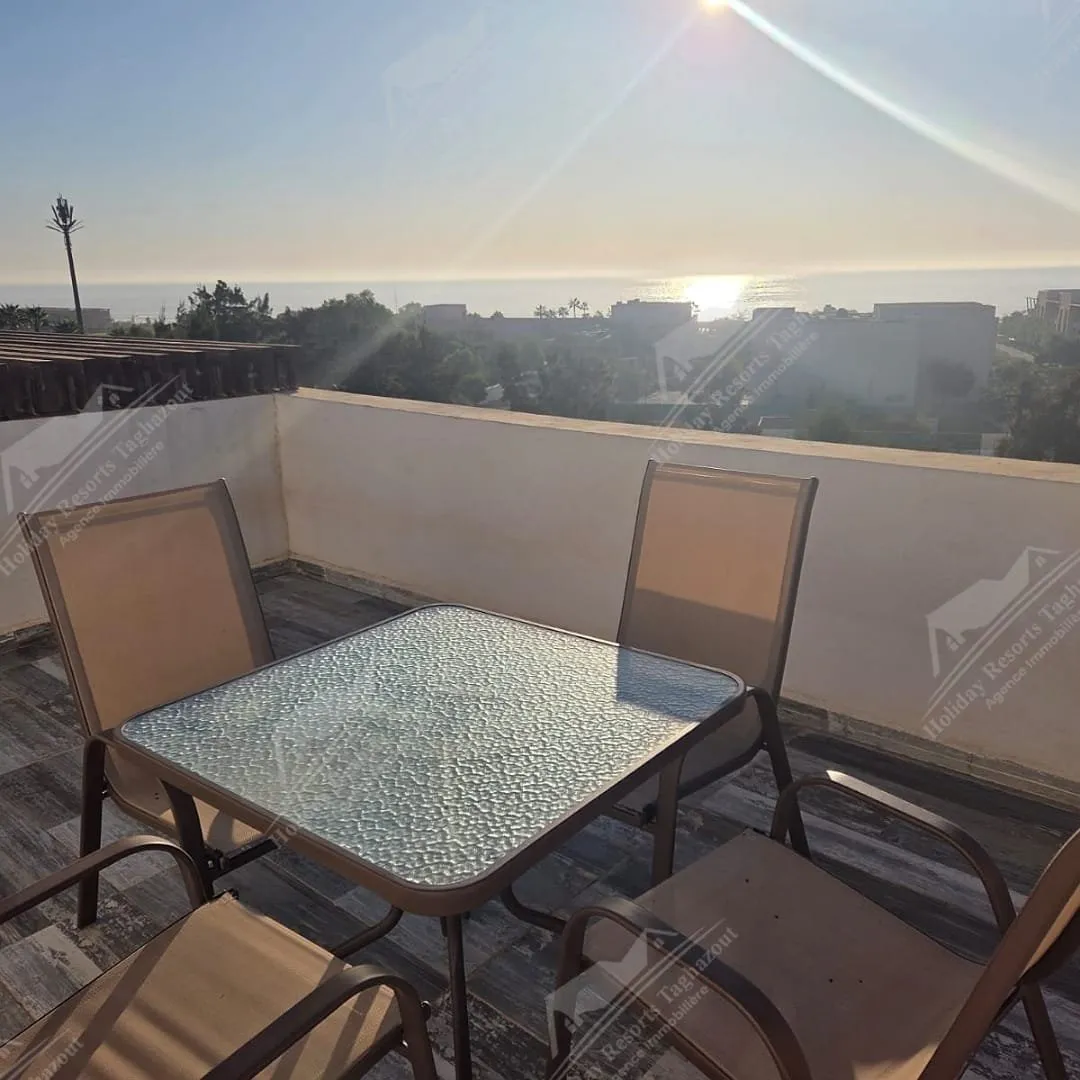 Ocean View Oasis apartment Taghazout Bay Tamourit - تغازوت (4)