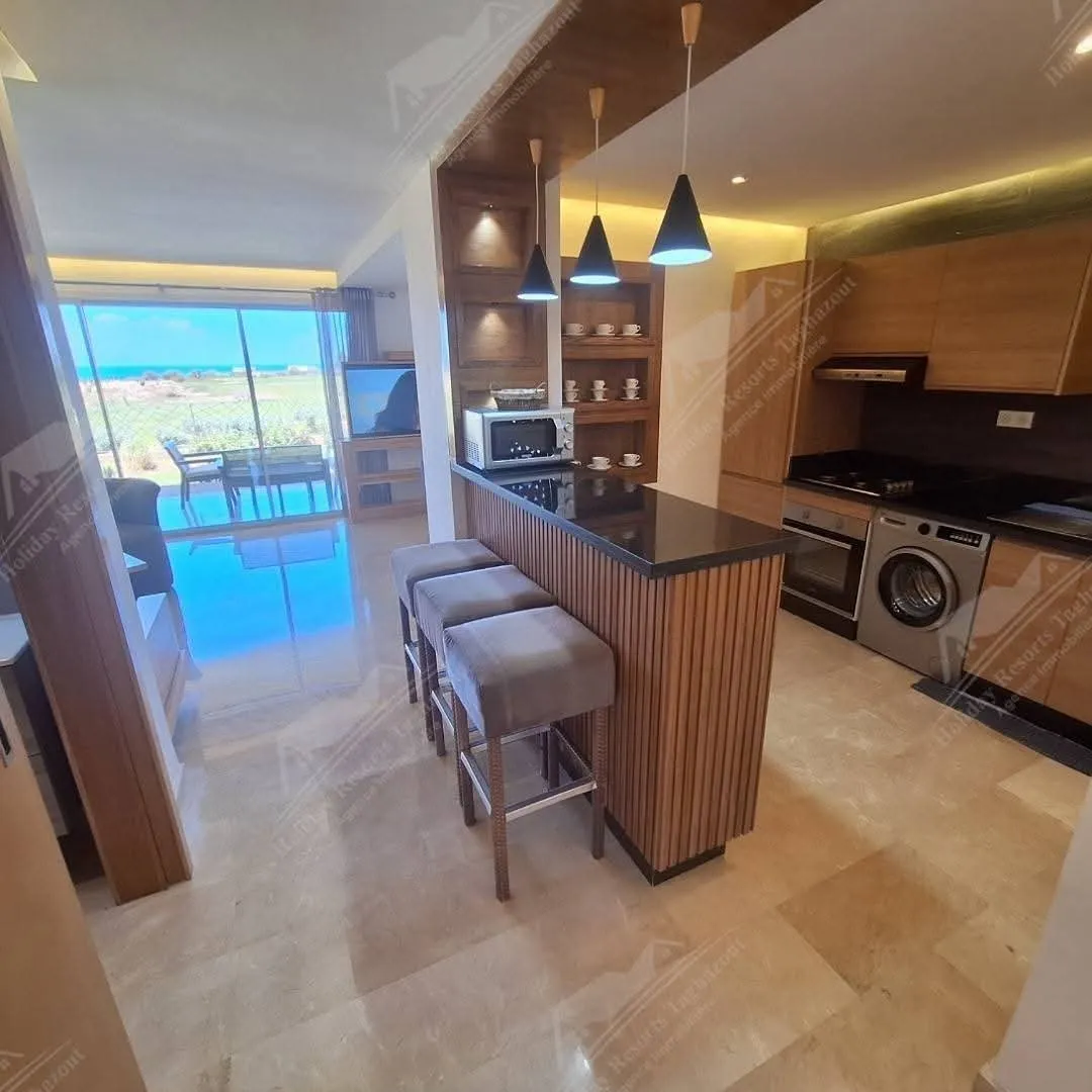 Sea Jam Apartment Ocean &amp; Golf View Taghazout Bay Taouirt - تغازوت (3)