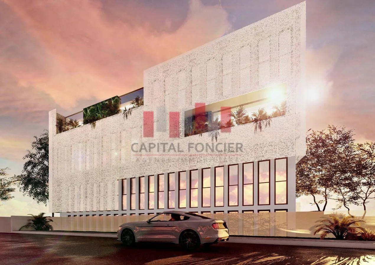 Immeuble bureaux neuf R+ 3 de 2400 m2 de surface exploitable a la location en plein cœur de Californie accès autoroutier immédiat - الدار البيضاء