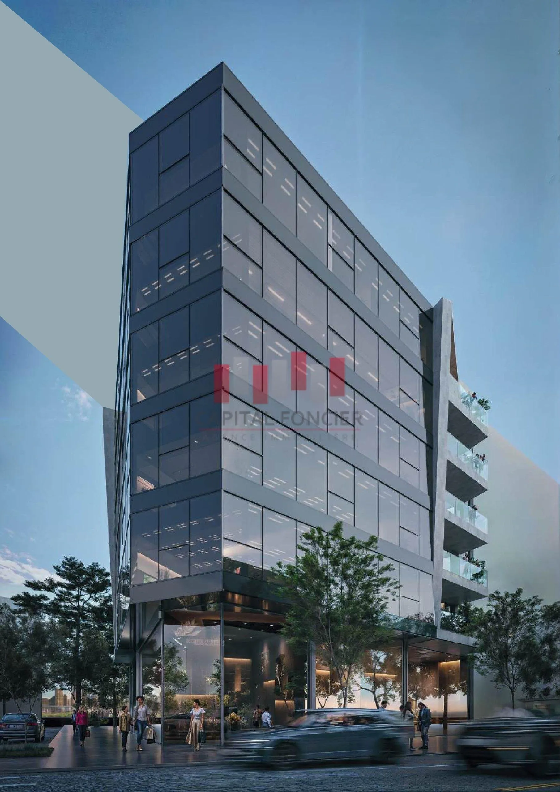 Exclusivité Immeuble neuf professionnel d une surface de 2.500 m a la location quartier ghandi - الدار البيضاء