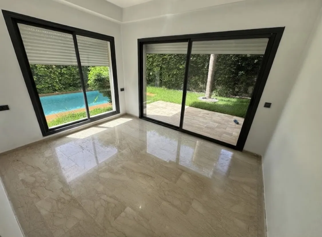 Dar Bouazza – Location rez-de-jardin avec PISCINE PRIVATIVE 2 CH - دار بوعزة (3)