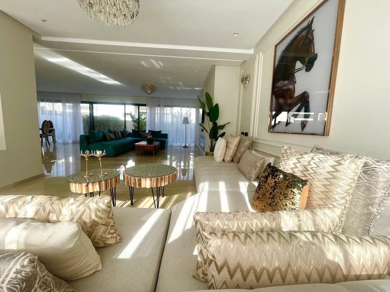 Dar Bouazza À Louer – Superbe Villa Meublée Front Mer 4 CH - دار بوعزة (3)