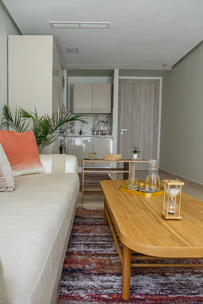 Aind diab, location appartement meublé ds résidence 1CH - الدار البيضاء (4)