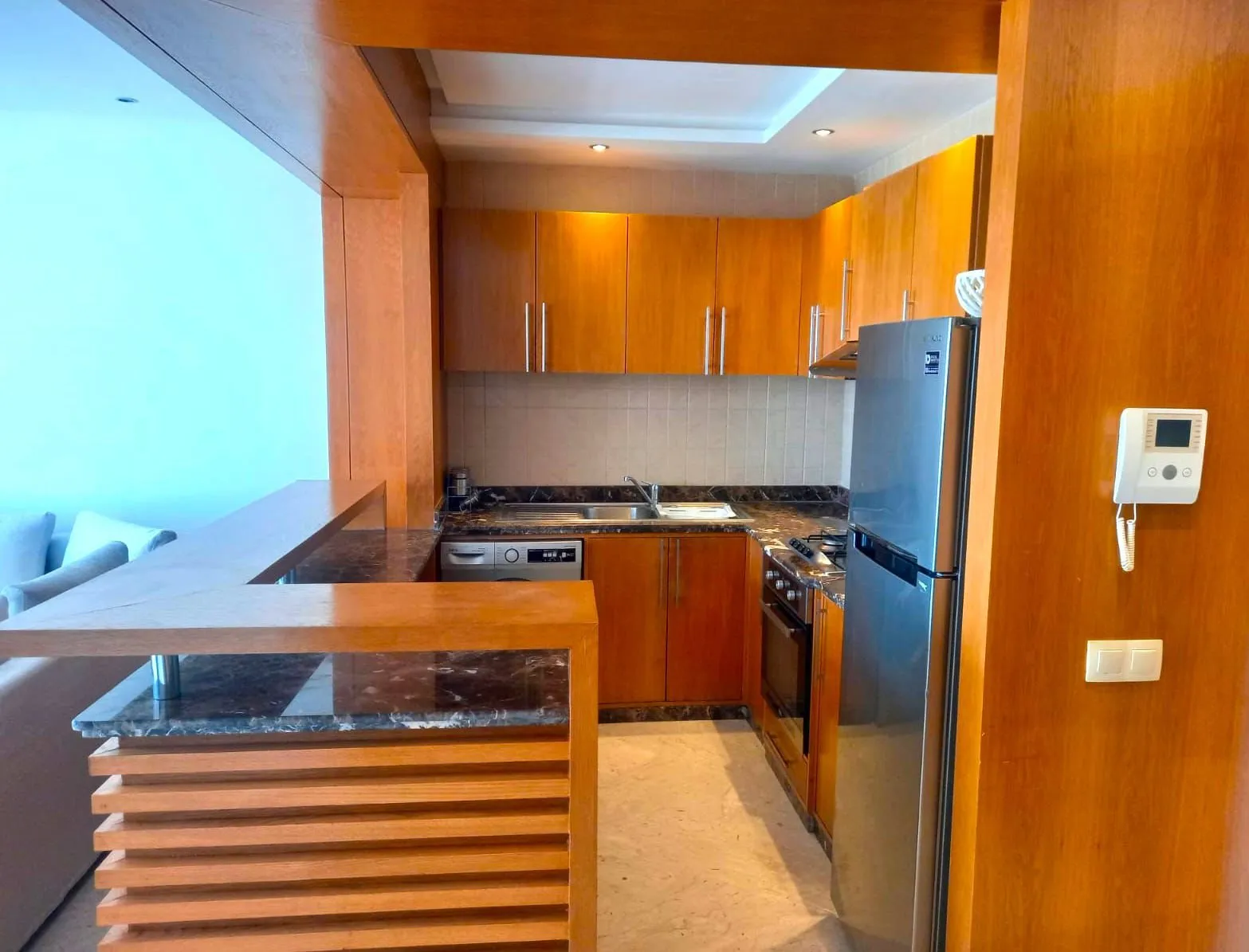 Location appartement,  Dar Bouazza, meublé 1 CH - دار بوعزة (3)