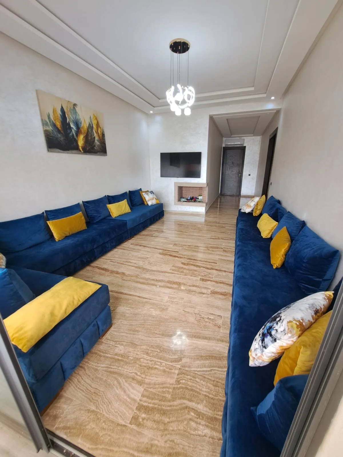 Appartement meublé à louer à Dar Bouazza 3 CH - دار بوعزة (3)