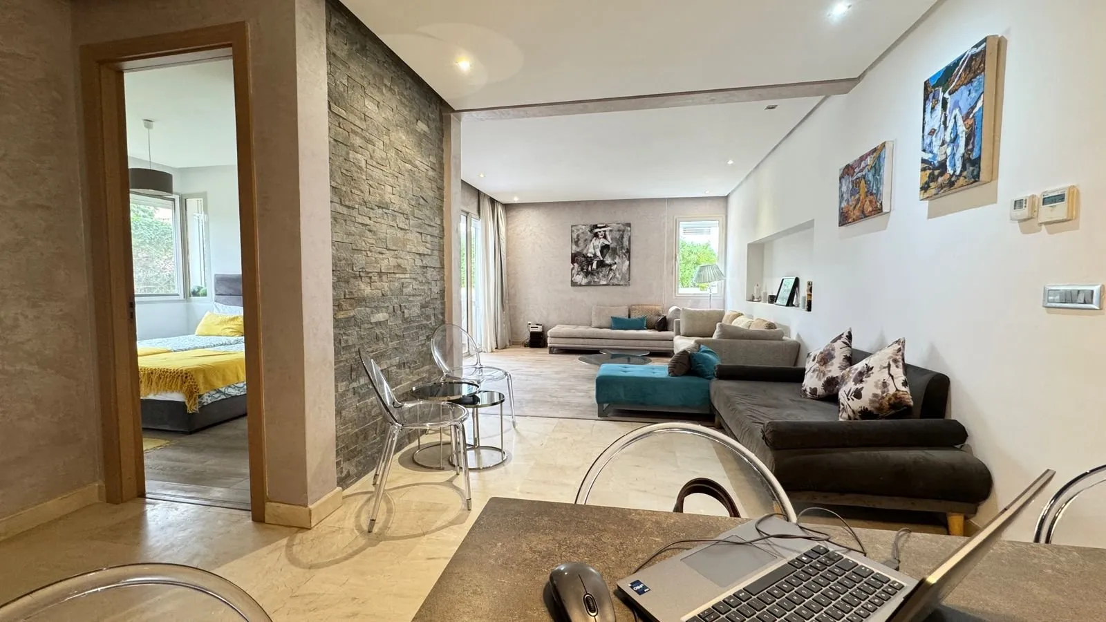 Appartement avec terrasse et jardin ville verte - الدار البيضاء (2)