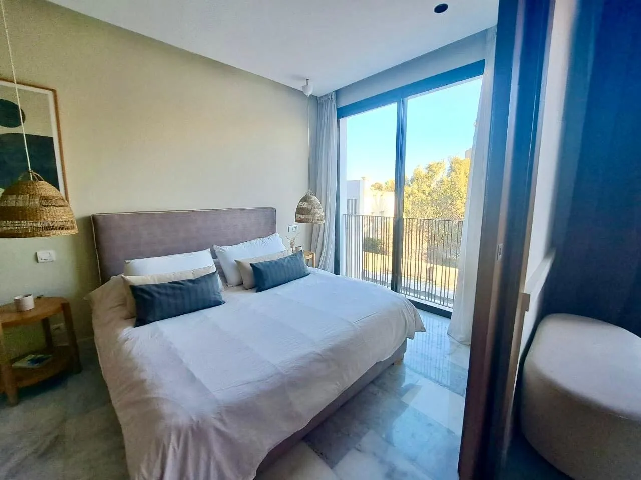 À l’oasis location Appartement meublé de 68 m² 1CH TERRASSE - الدار البيضاء (3)