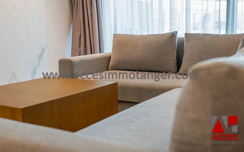 Superbe Appartement Meublé en Résidence Neuve avec Piscine - طنجة (2)