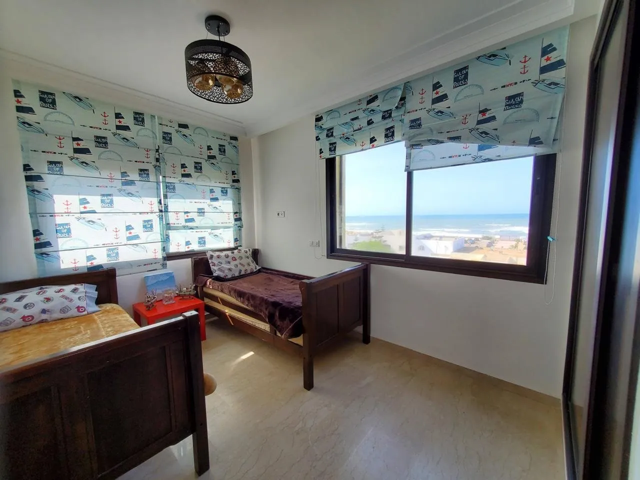 Dar Bouazza, location bel appartement meublé VUE MER 2 CH - دار بوعزة (3)