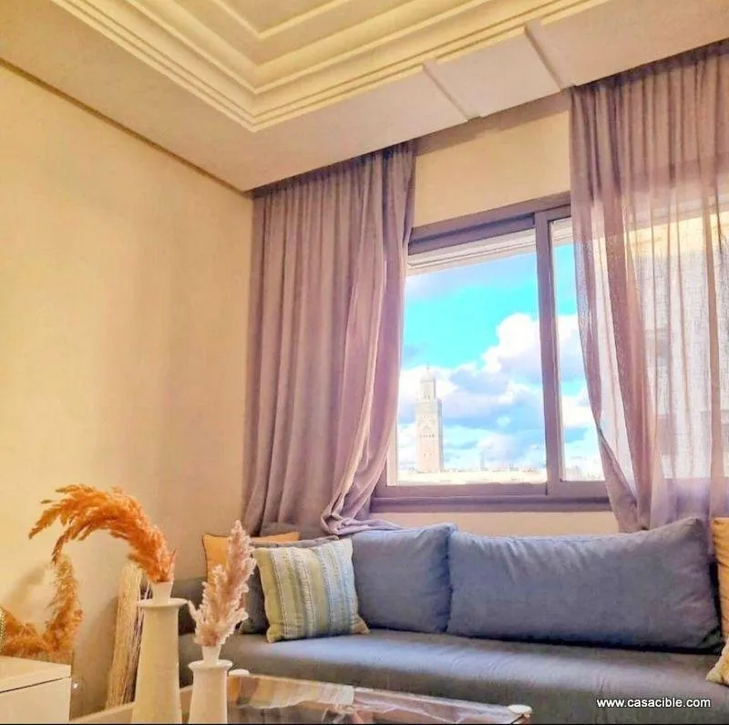 Bourgogne: appartement meublé 2 chambres. - الدار البيضاء (2)