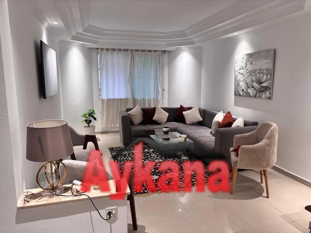 Location Appartement Meublé Rénové à Bas Agdal, Rabat - الرباط