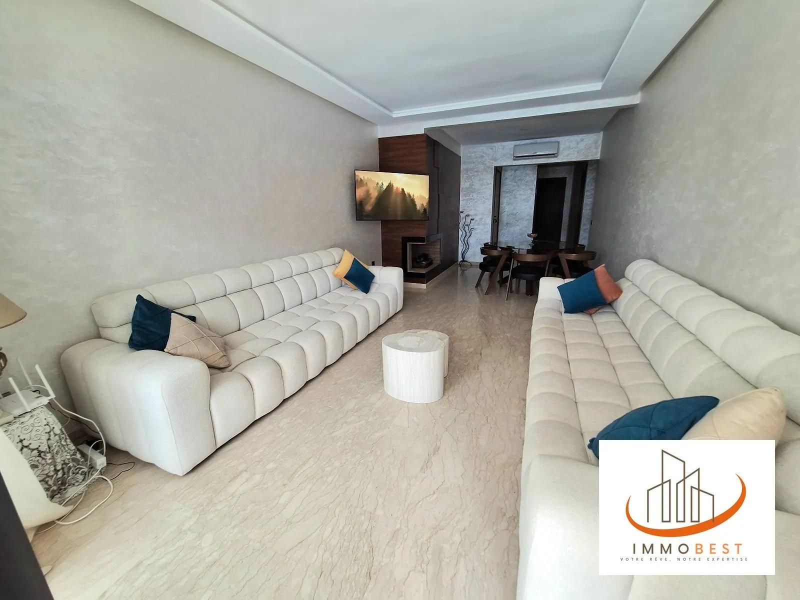 Dar Bouazza, location Appartement meublé VUE MER 3 CH - الدار البيضاء (3)