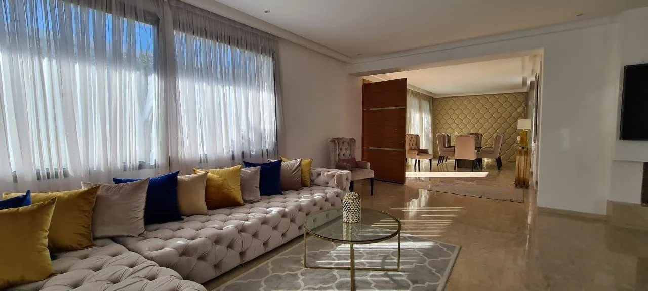 Villa meublée avec piscine à Dar Bouazza, dans résidence sécurisée - الدار البيضاء (4)