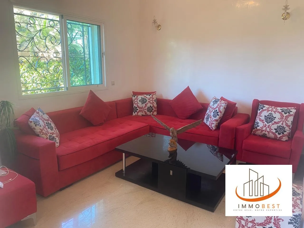 Lots Moutawakil, location d’une villa indépendante meublée 4 CH - الدار البيضاء (2)
