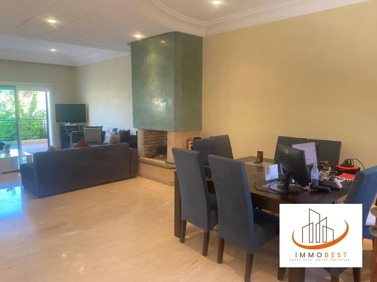 Lots Moutawakil, location d’une villa indépendante meublée 4 CH - الدار البيضاء (4)
