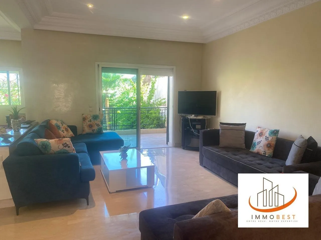 Lots Moutawakil, location d’une villa indépendante meublée 4 CH - الدار البيضاء (3)