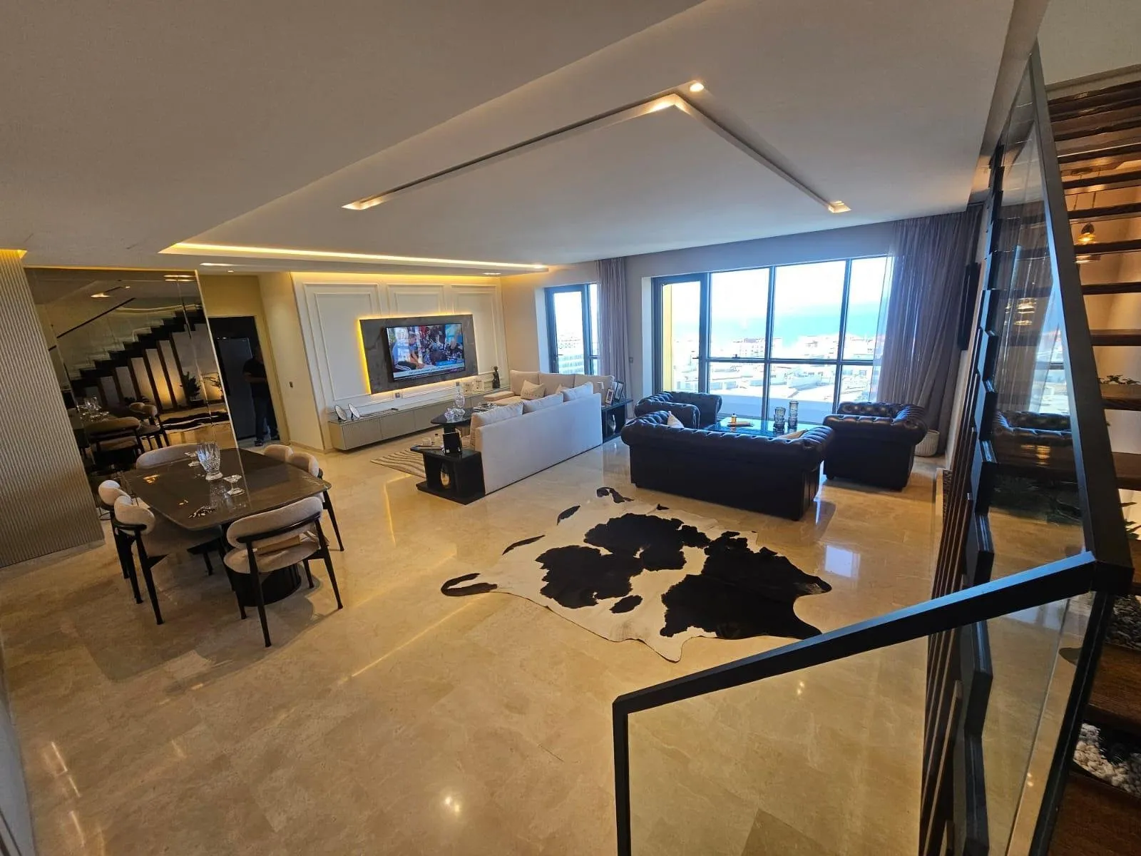 Duplex de rêve totalement vu mer - طنجة (4)