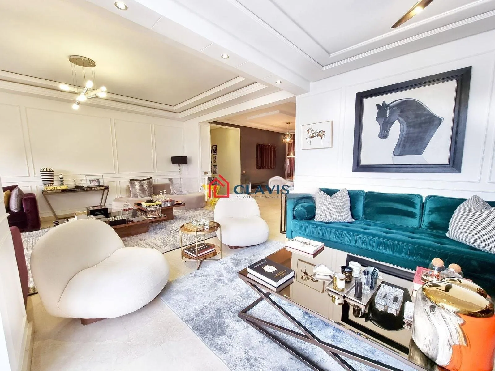 Bel Appartement meublé sur Al Massira - الدار البيضاء (4)