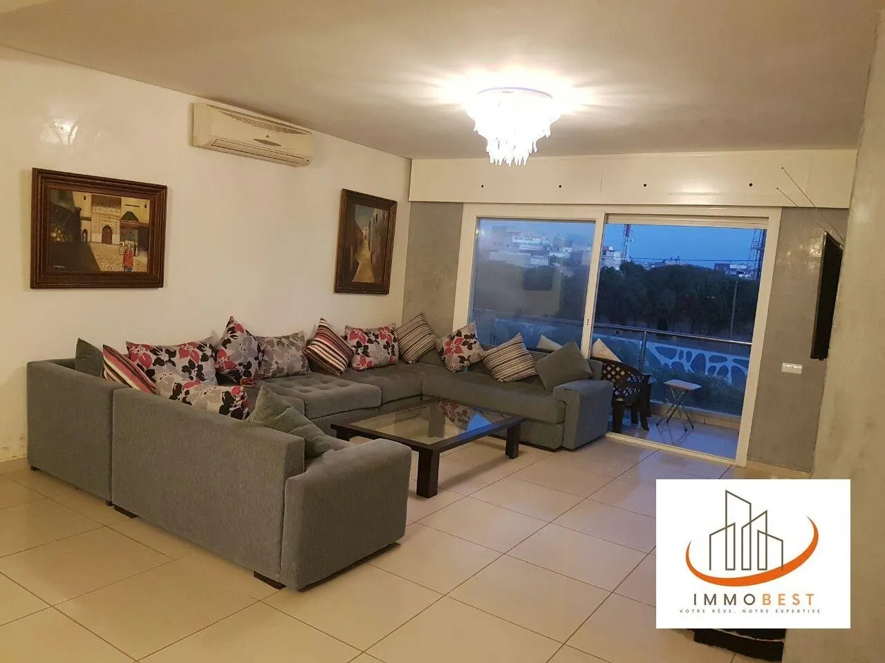 Joli appartement à LOUER Meublé à Dar Bouazza 2 CH - الدار البيضاء (4)