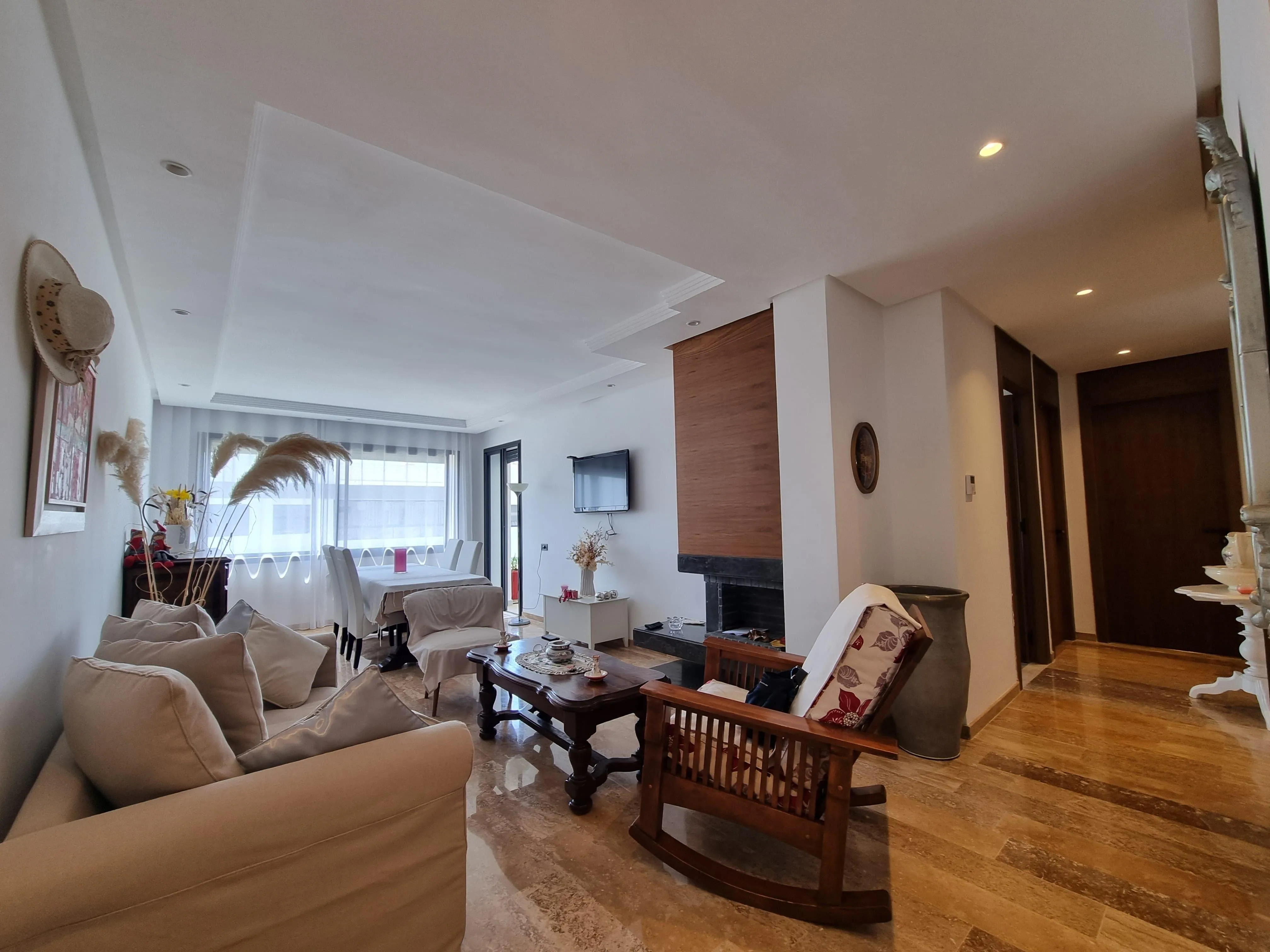 Bel Appartement Meublé avec Terrasse ensoleillée à Dar Bouazza - الدار البيضاء (2)