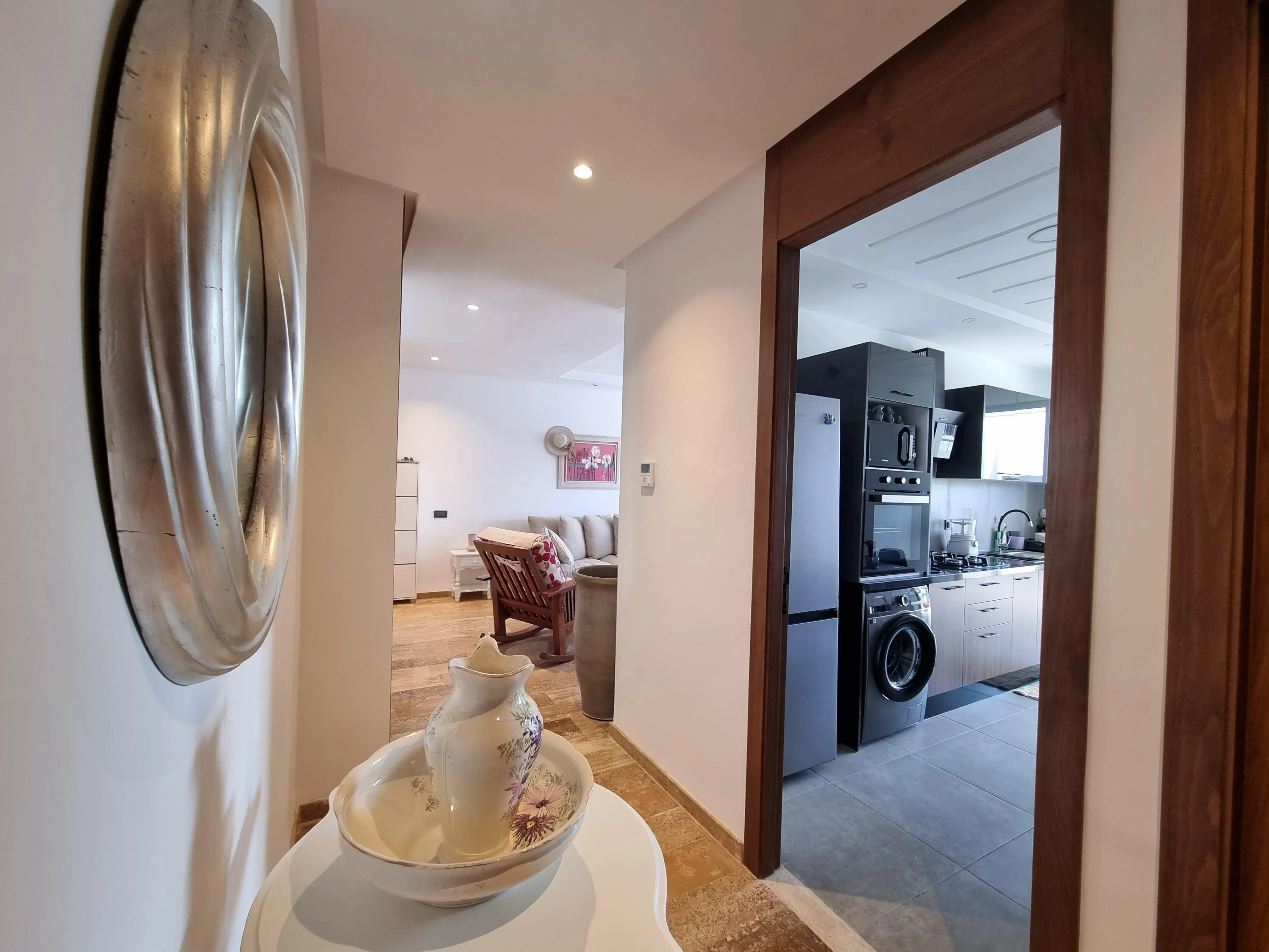 Bel Appartement Meublé avec Terrasse ensoleillée à Dar Bouazza - الدار البيضاء (3)