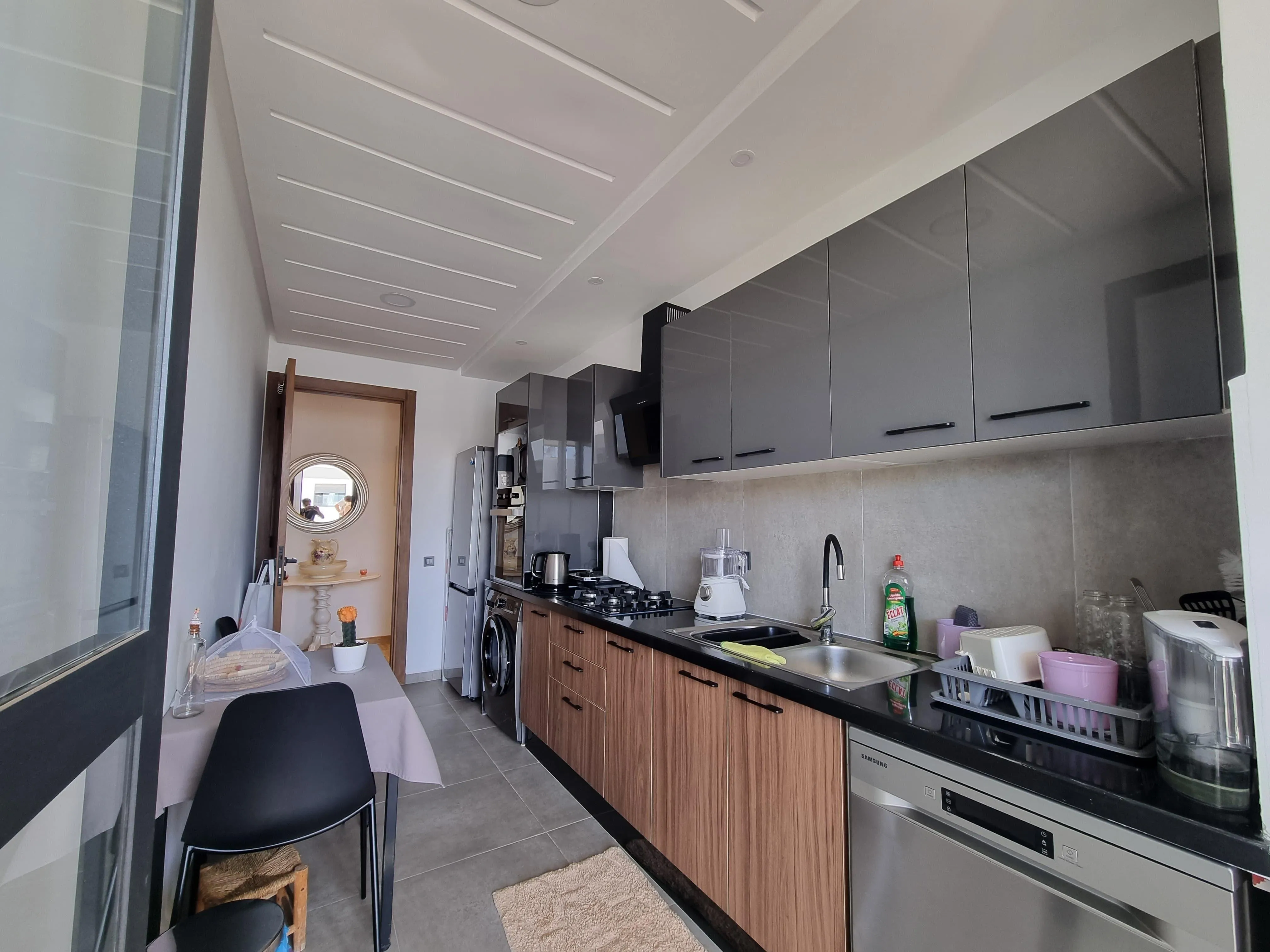 Bel Appartement Meublé avec Terrasse ensoleillée à Dar Bouazza - الدار البيضاء (4)