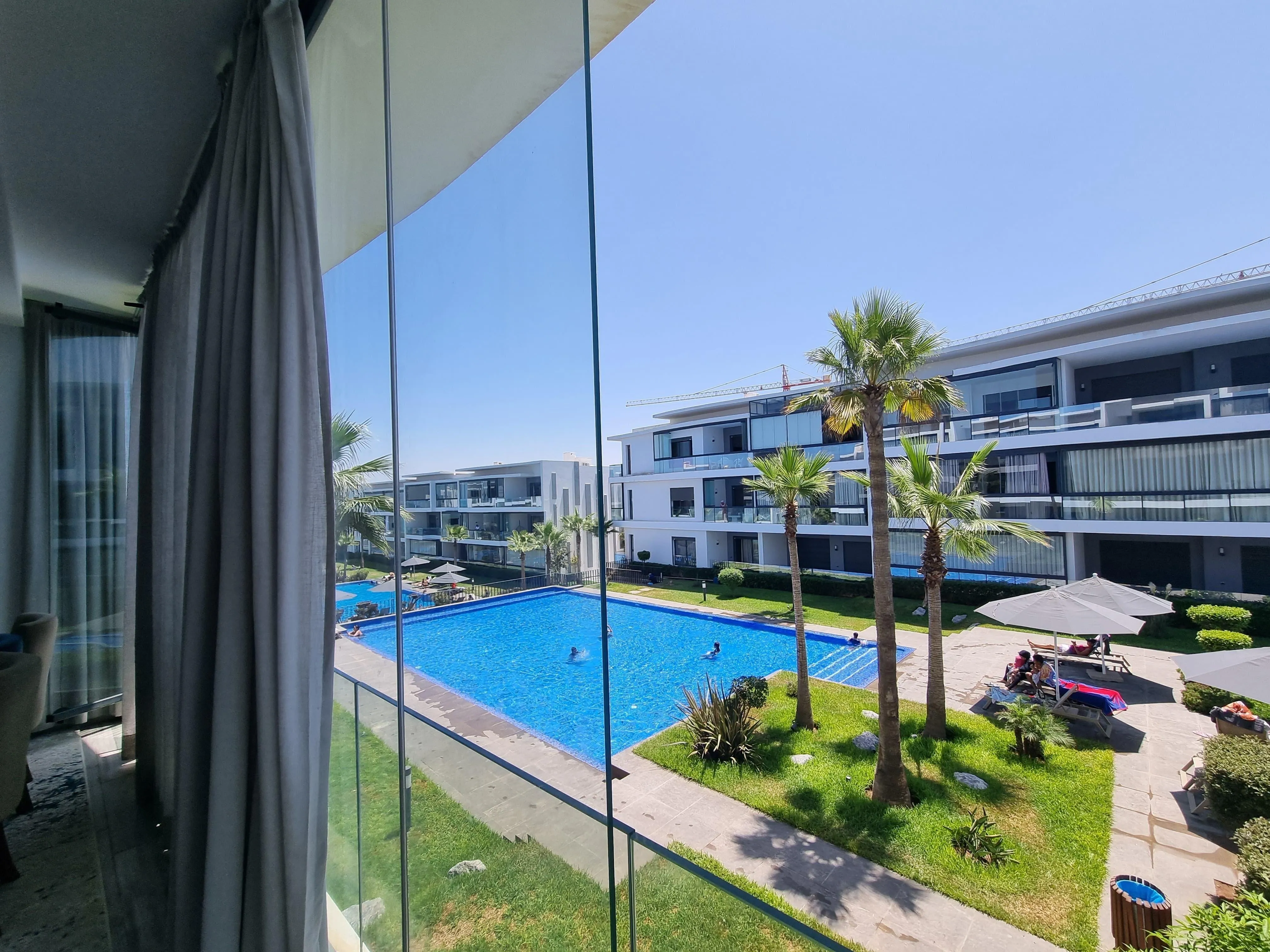 Superbe Appartement Meublé Haut Standing à Dar Bouazza en Résidence en Front de Mer - الدار البيضاء
