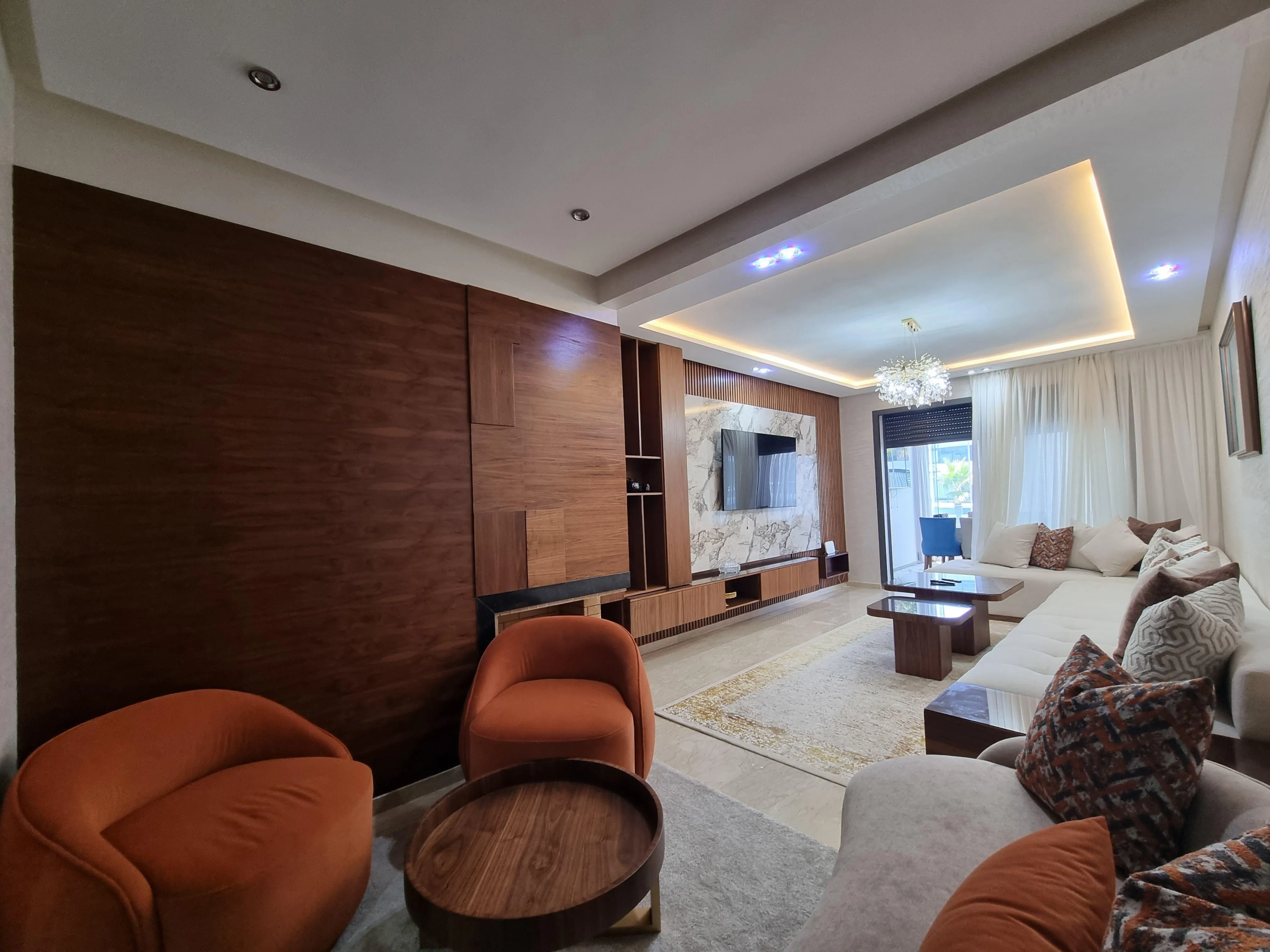 Superbe Appartement Meublé Haut Standing à Dar Bouazza en Résidence en Front de Mer - الدار البيضاء (2)