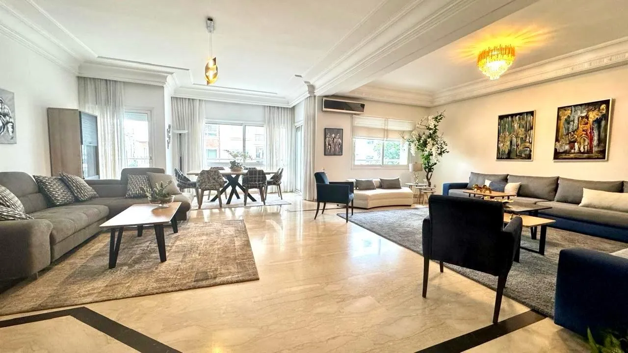 Appartement meublé de standing au triangle d’or - الدار البيضاء (3)