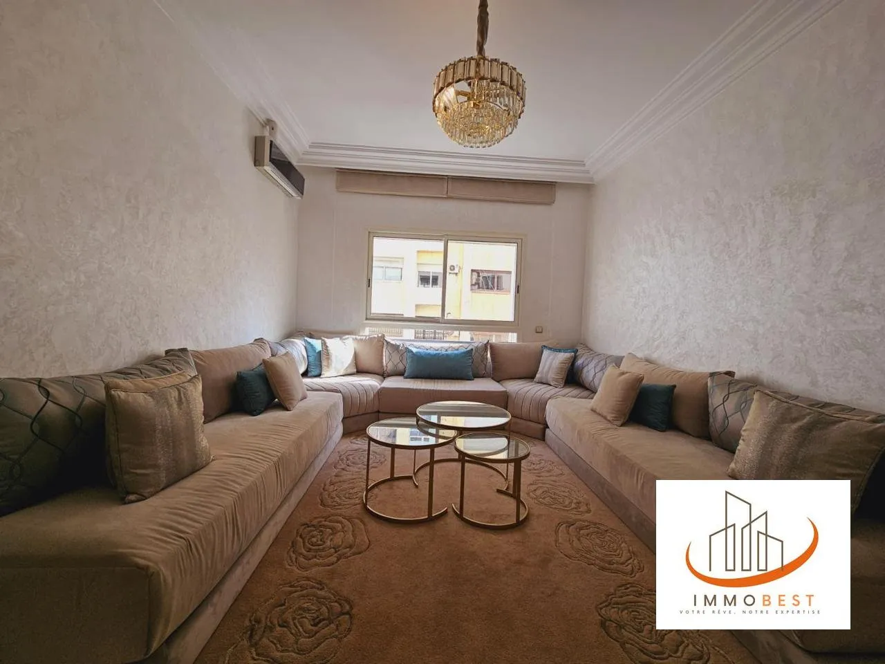 Les Princesses, vente d'un bel appartement de 117 m/ 1 ET/ 3CH - الدار البيضاء (2)