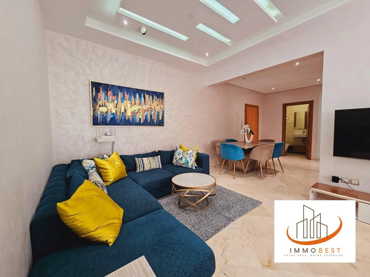 Les Princesses, vente d'un bel appartement de 117 m/ 1 ET/ 3CH - الدار البيضاء (3)