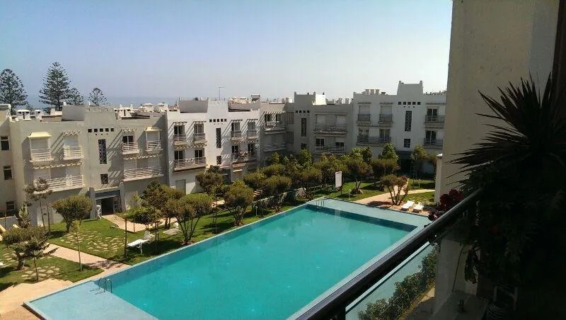 Appartement Meublé à Dar Bouazza – Résidence Sécurisée avec Piscines et Salle de Sport - الدار البيضاء