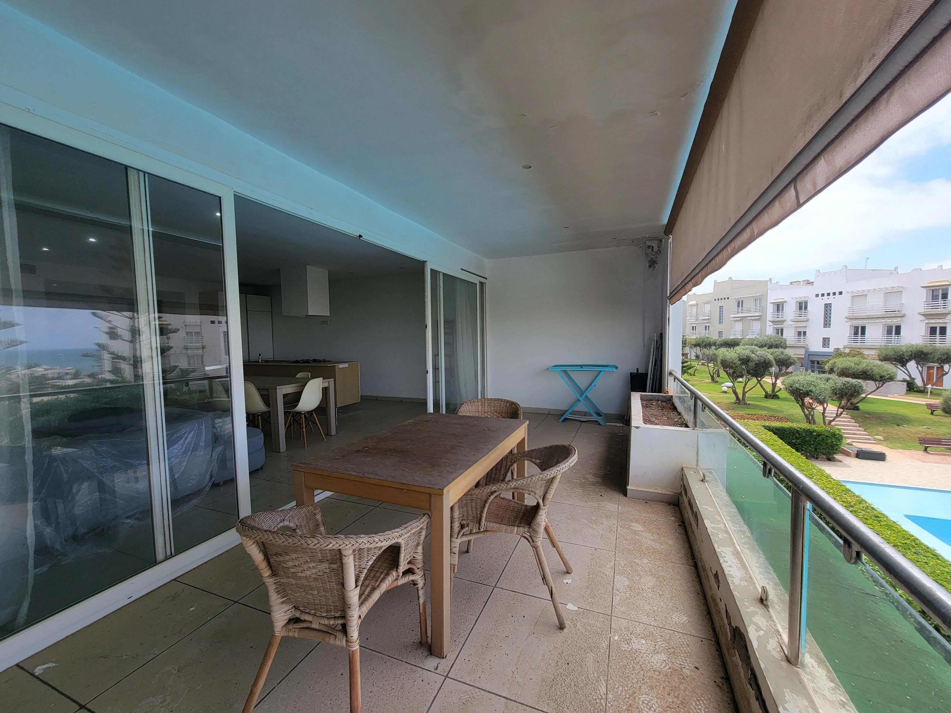 Splendide Appartement Meublé avec Vue Mer à Dar Bouazza – Résidence Sécurisée, Piscines et Salle de Sport - الدار البيضاء (3)