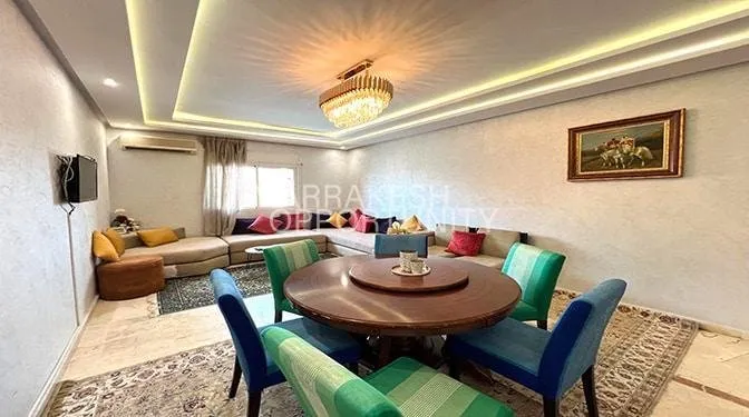 Appartement en location annuelle  à Guéliz - مراكش