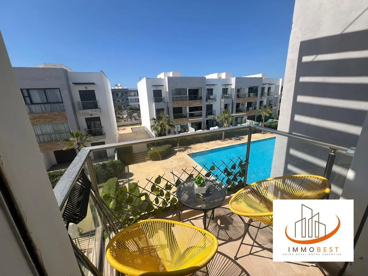 Appartement en Location à Dar Bouazza, meublé 2 CH - الدار البيضاء (2)