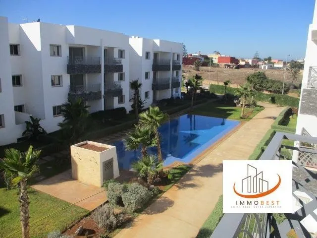 Dar Bouazza, très joli appartement VIDE en location 2 CH - الدار البيضاء (2)