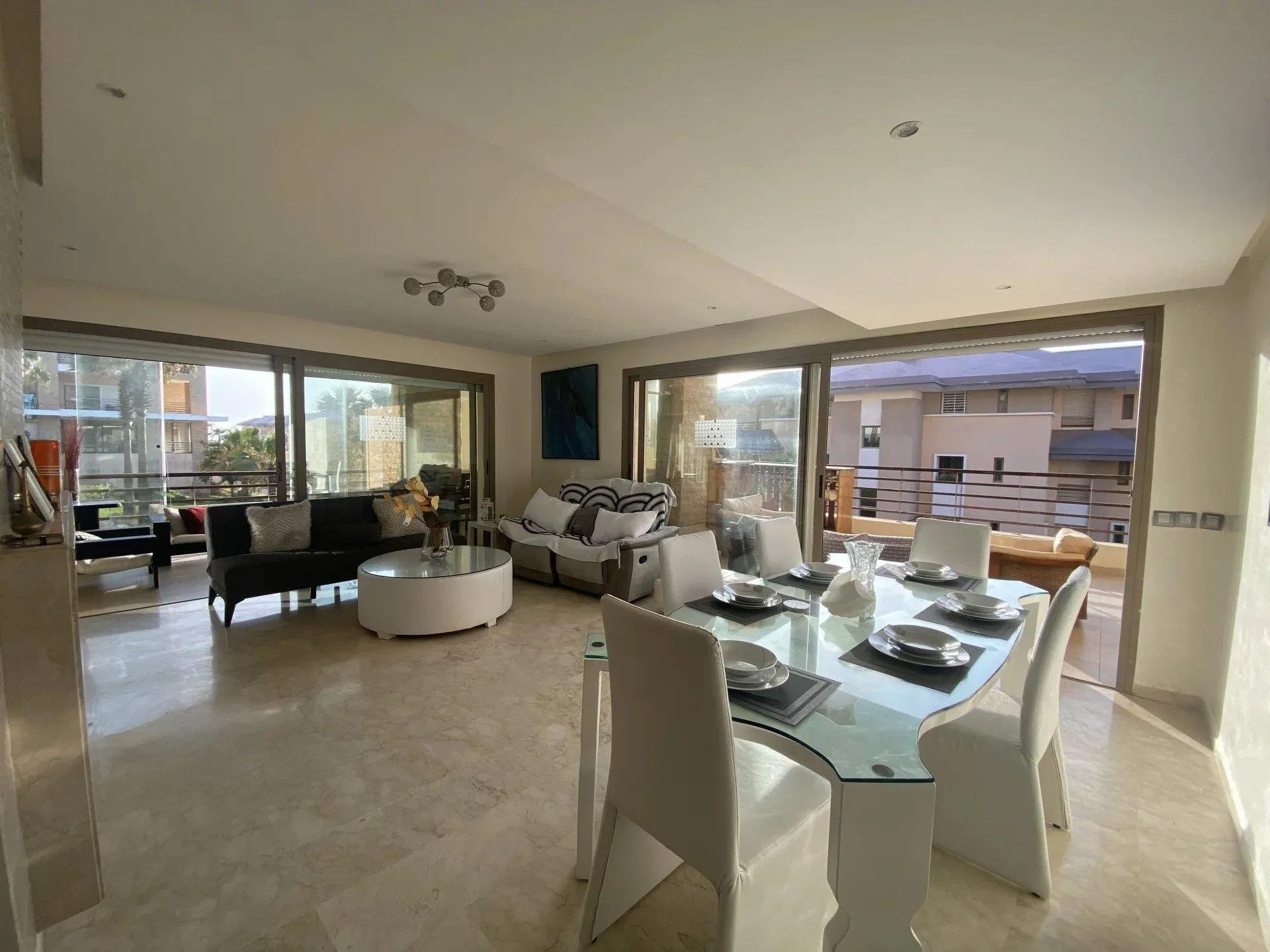 Appartement moderne et chaleureux à Louer meublé à Plage des Nations, Bouknadel - bouknadel
