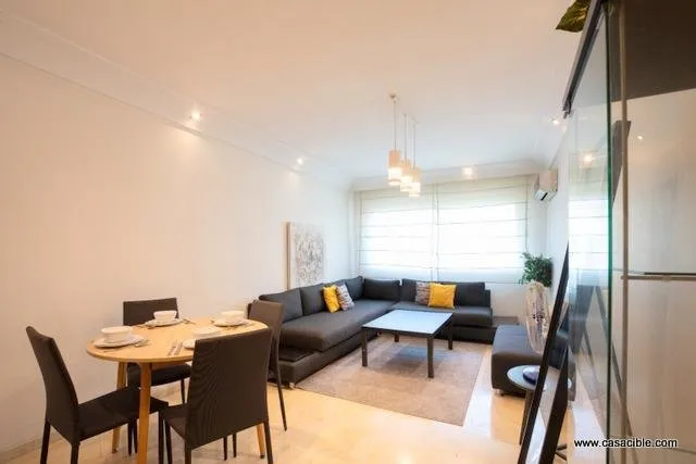 Bd Abdelmoumen: appartement meublé+ balcon. - الدار البيضاء
