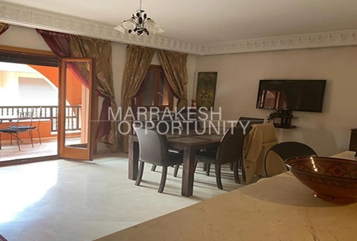 Magnifique appartement proposé pour la location longue durée situé sur Guéliz - مراكش (2)