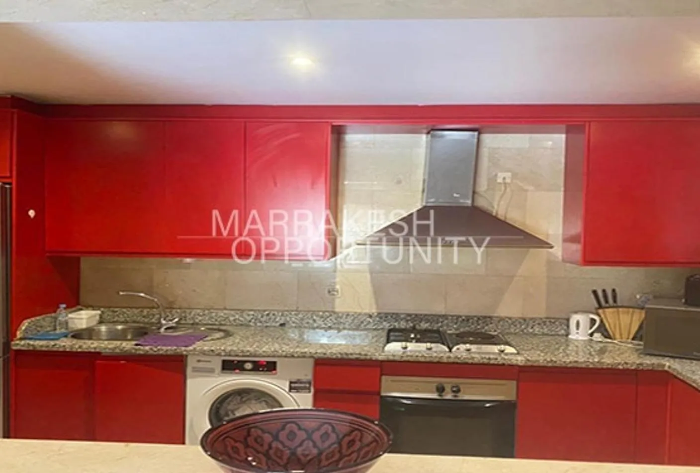 Magnifique appartement proposé pour la location longue durée situé sur Guéliz - مراكش (3)