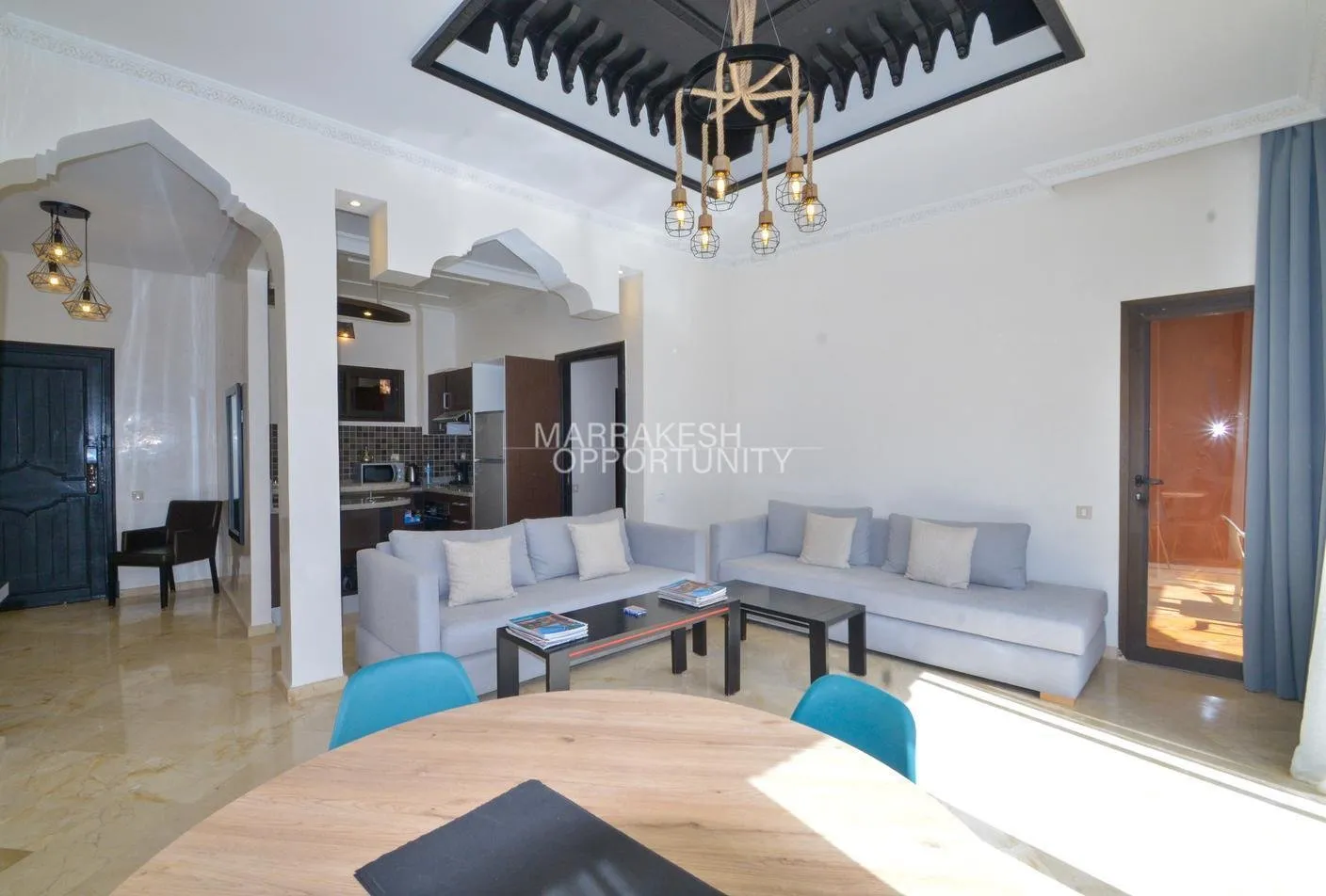 Un bel appartement proposé pour la location saisonnière situé à la Palmeraie - مراكش (3)