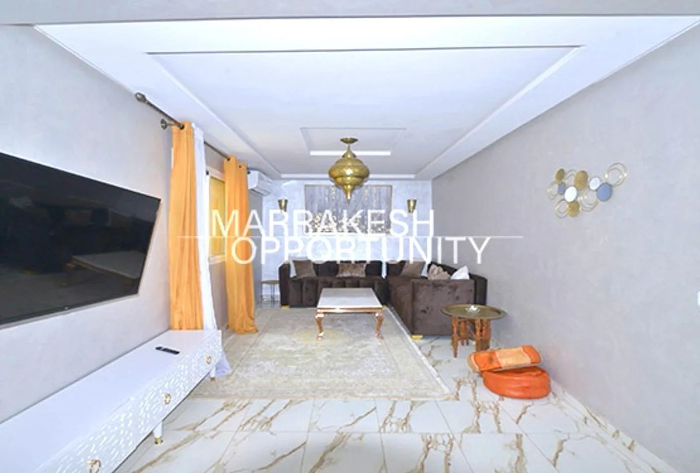 Un joli appartement proposé à la location longue durée à Guéliz - مراكش