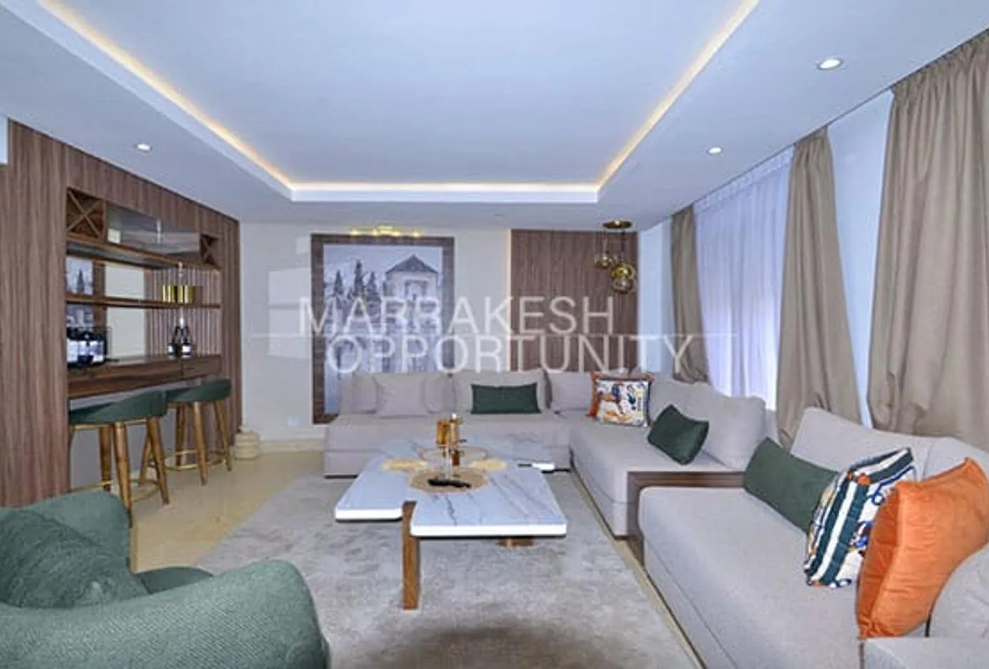 Prestigieux Appartement meublé à Guéliz en location - مراكش (4)