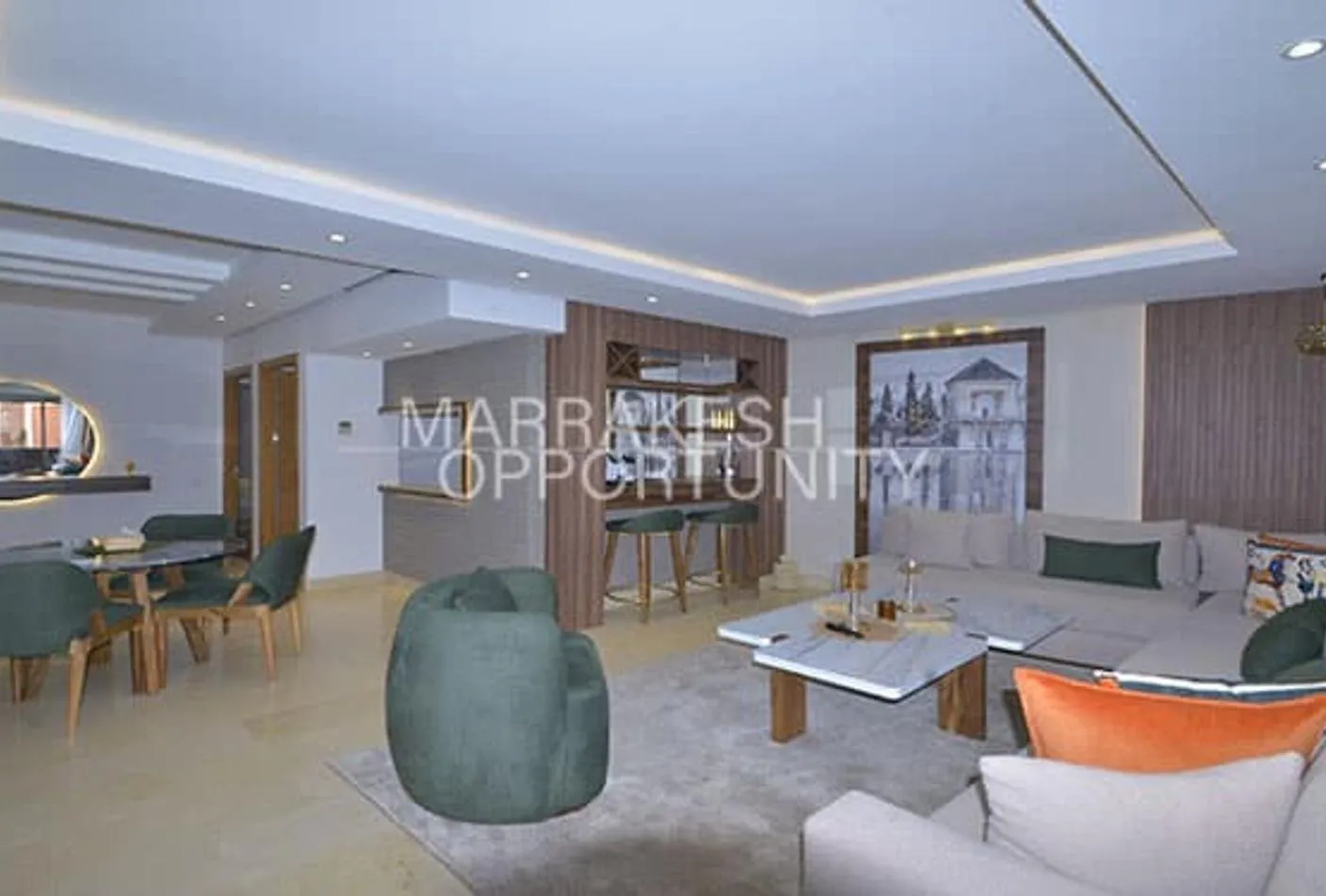 Prestigieux Appartement meublé à Guéliz en location - مراكش (3)