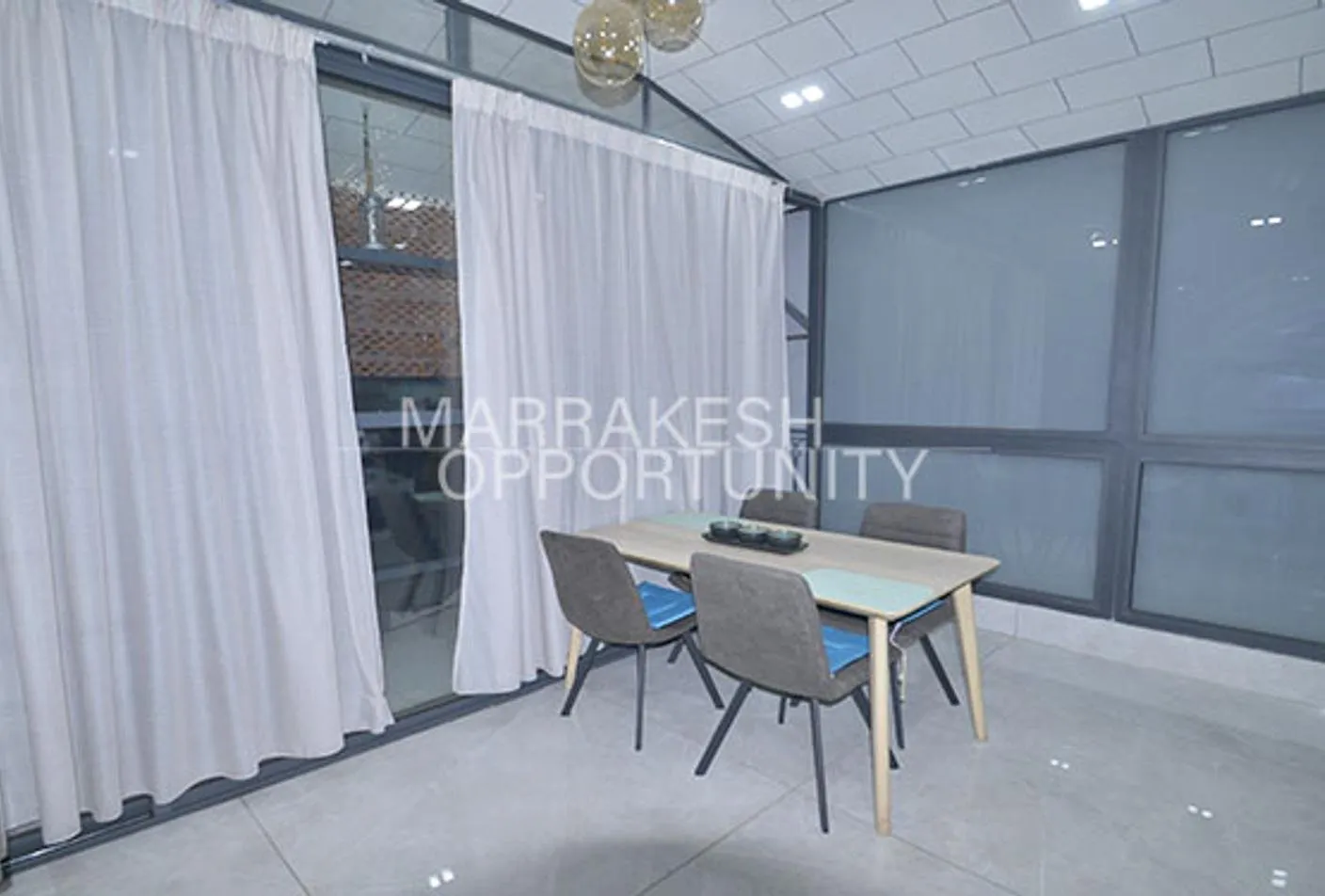 Splendide appartement meublé moderne à Guéliz en location - مراكش (4)